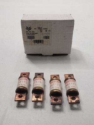 Lot Of 4 Ferrara Shawmut A6T175 175A Class T Fuses 600VAC 300VDC Open Box