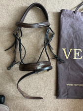 Piękna brązowa skórzana uzda od Vero pełna Fabrycznie nowa bez metki