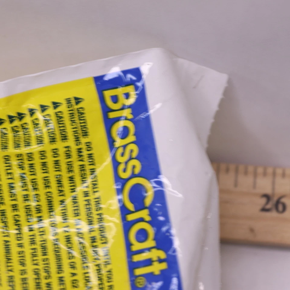 Kit de línea de suministro de agua de inodoro BrassCraft 1/2 crimpado PEX Barb x 7/8 Ballcock x 12 Foto 4 de 4