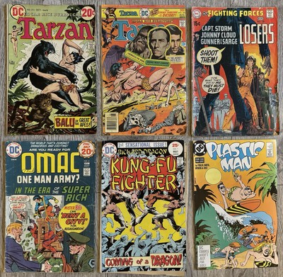 DC VINTAGE LOT of 6 Tarzan, OMAC, Kung-Fu Fighter, etc. Comic