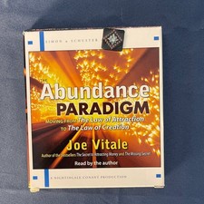 Abundance Paradigm by Joe Vitale Audio Book CDs Excellent Condition