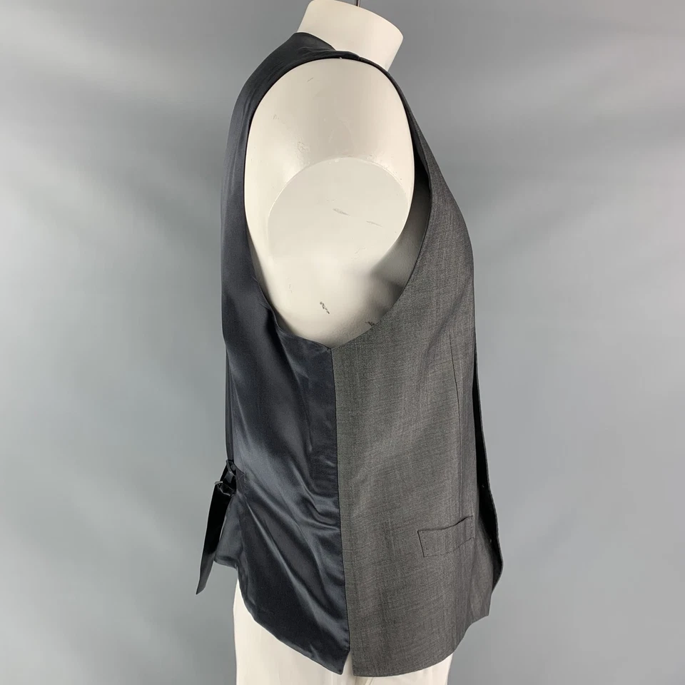 DOLCE & GABBANA Taille 48 Gilet Boutonné En Laine Mélangée - Photo 2/4