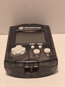 Sega Dreamcast HKT-7000 Smoke Black Visual Memory Unit VMU OEM  Japan Import