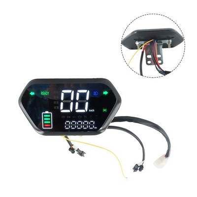 Schwarzes ABS LCD Display Panel für 48V 60V 72V für EBike Motorsteuerung