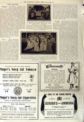 Original alter Vintage Druck 1917 Red Cross Sunnungdale Golfschläger Tabak Taylor