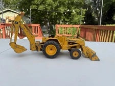 VINTAGE ERTL JOHN DEERE CONSTRUCTION  Backhoe TRACTOR Loader  Farm #589 1/16