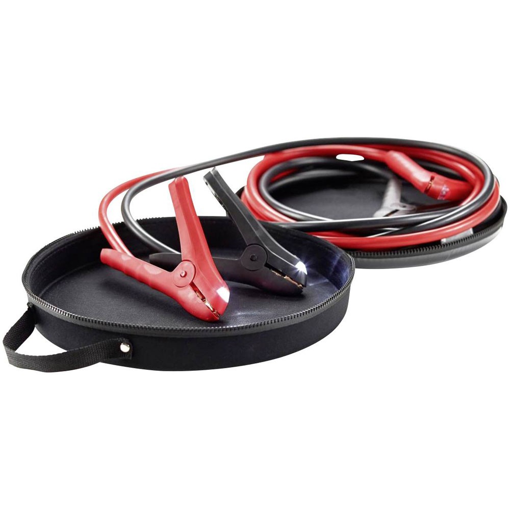 Aeg Jump Lead Duralumin 3.50M Illuminated Clamps Surge Protected