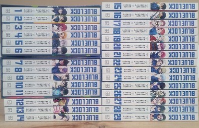 Blue Lock Vol. 1-32 Manga Set English Includes Box Set #1 & 2