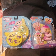 NEW Fingerlings Interactive Baby Monkey Harmony 70 Sounds Plus Minis Elsa