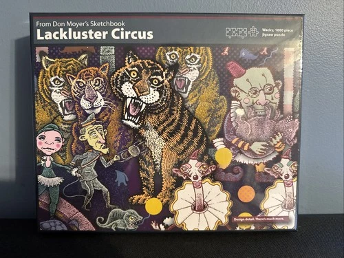 Lackluster Circus Puzzle Don Moyer Calamityware - 1000 pieces - New Sealed