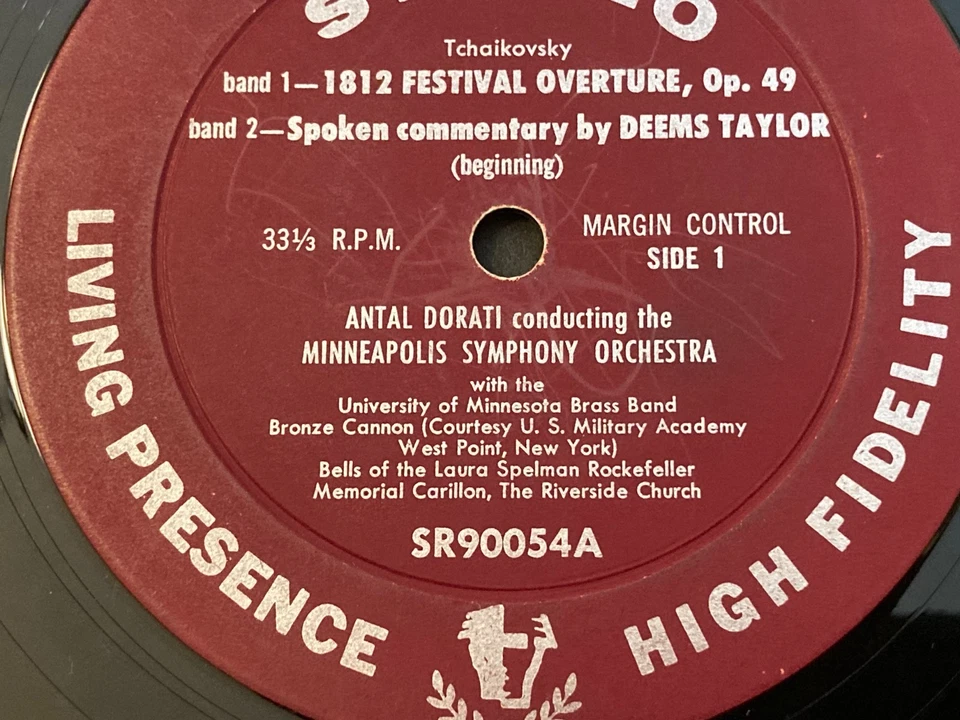 Tchaikovsky 1812 Overture - Antal Dorati conducting- Minneapolis Symphony - Image 2 of 4