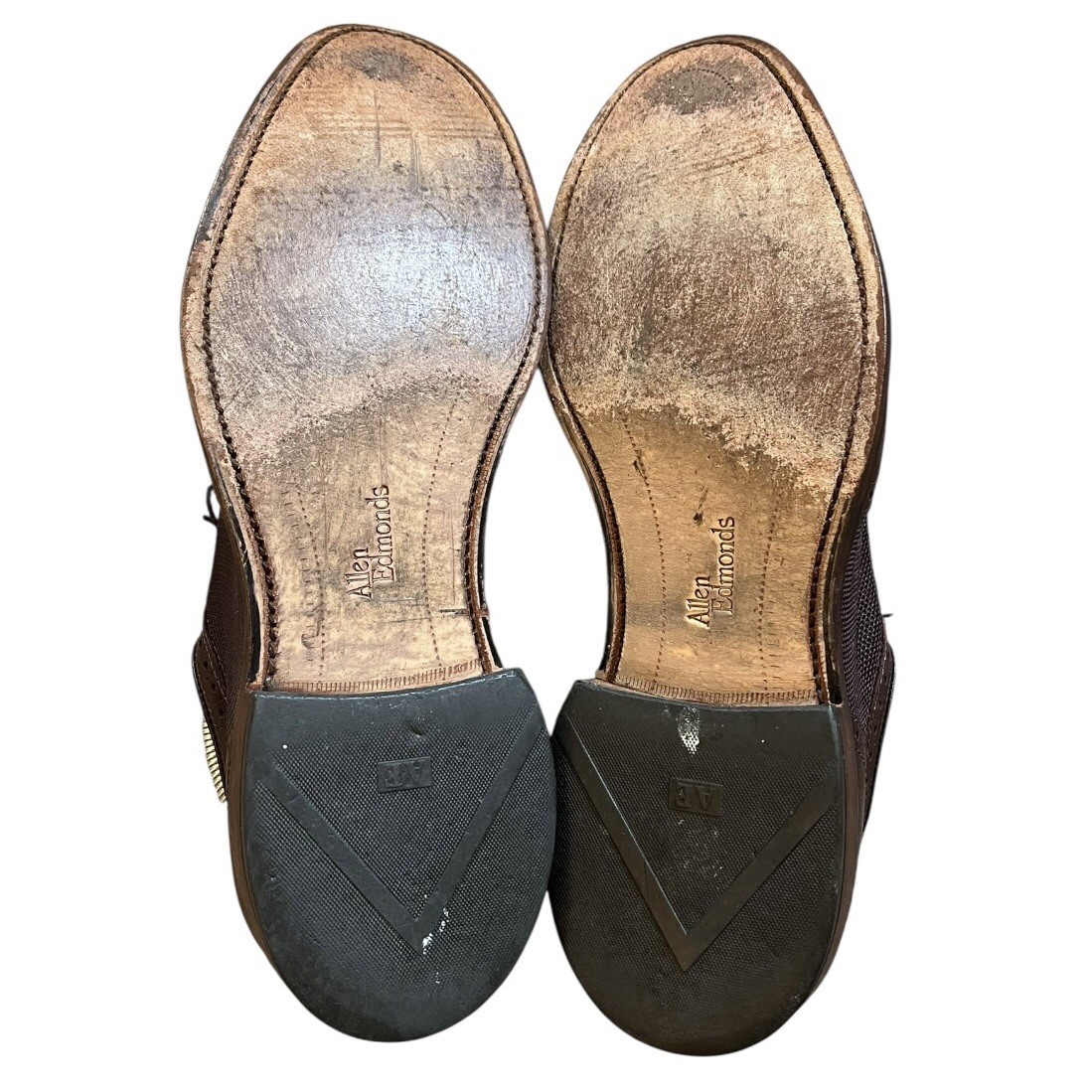 Allen Edmonds Strawfut Oxford Spectator Shoes Brown Ventilated