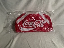 VTG 90s Enjoy Coca Cola Red Duffle Bag 14” Lightweight RARE NOS Brand New In Bag