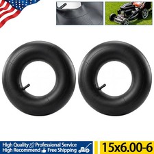 1/2 15x6.00-6 Lawn Mower Tire Inner Tubes 15X6-6, 15X6x6, 15/6x6 TR13 Valve ATV