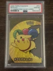 Brand New 2000 TOPPS POKEMON TV ANIMATION CLEAR CARDS #PC1 PIKACHU PSA 10 Card