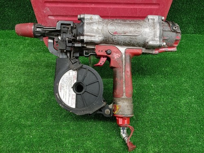 #ad Max HN 120 Super Nailer High Pressure Concrete Red Pin Nailer Working Tested $259.90