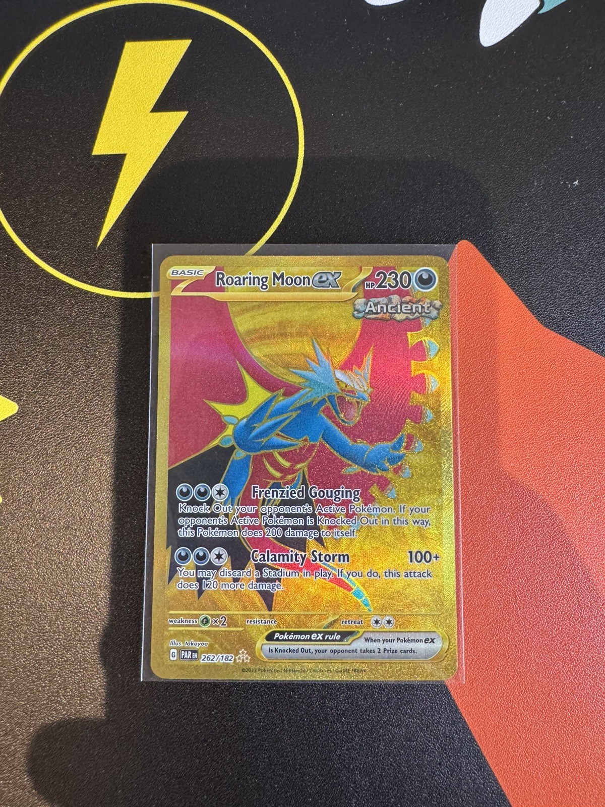 Roaring Moon Ex 262/182 Full Art Pokemon Card best 
