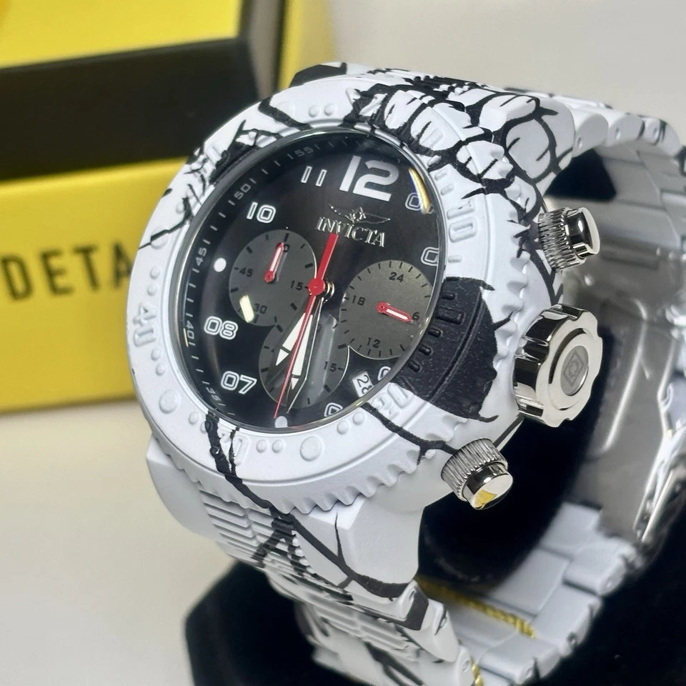 NUEVO Reloj Cronógrafo Invicta Para Hombre 52mm Grand Pro Diver Graffiti Hidrochapado Foto 3 de 4