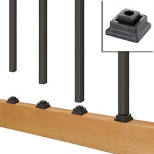 Deckorators Estate Designer Baluster Connectors (20 Pack) Black