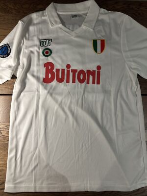 Maradona Napoli 87/88 Away White Retro Jersey “Maradona 10