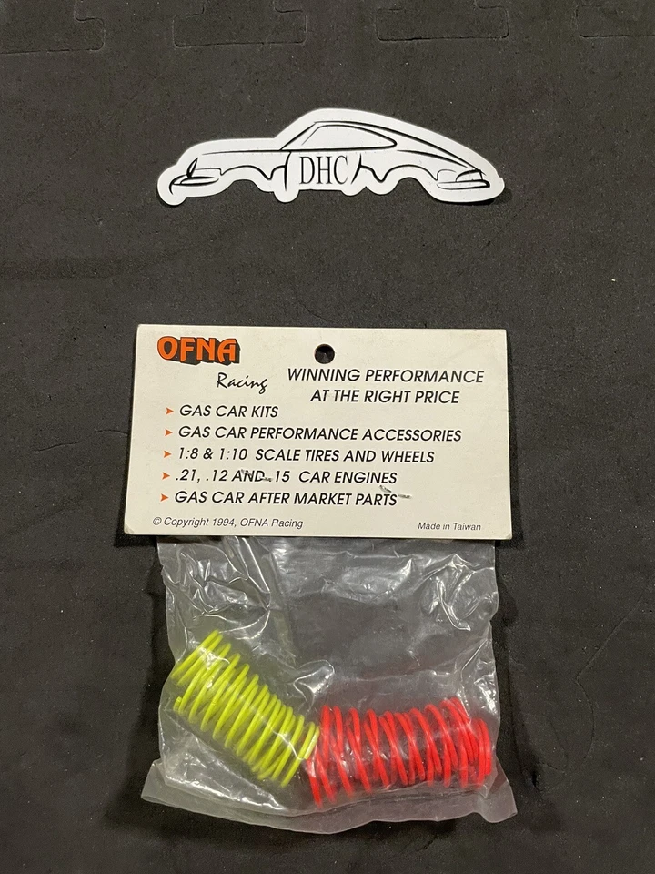 Ofna Vintage RC Car Part # 37913 Juego de resorte amarillo/rojo Foto 2 de 2