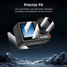 Camera Lens Screen Tempered Glass Film Glass Accessories For DJI Action 5 Pro