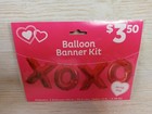 New! Red X-O-X-O Party Mylar Foil Letter Balloons 14" Inflated Love Kisses xoxo