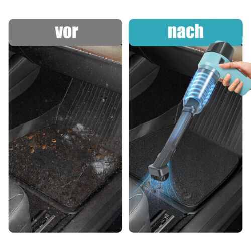 Mini Handstaubsauger 9000Pa Staubsauger Nass & Trocken Akku Kabellos für Auto - Bild 5 von 7