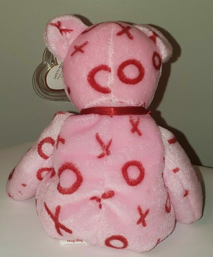 Ty Beanie Baby Set HUG-HUG & KISS-KISS (8.5 Inch) Stuffed Animal Toy Bears MWMTs - Picture 6 of 15