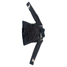 CB women's size small Ski jacket coat full zip black and white