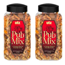 2 pack Utz Pub Mix, 44 oz. (88 oz. total) FREE shipping
