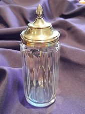 Senftopf aus geschliffenem Glas