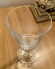Coat-of-Arms Surname BACKSTROM Square Goblet Genuine Crystal France By Sanson — photo 3