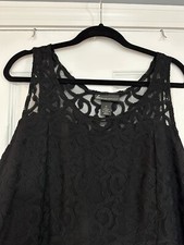 NWT Gorgeous Lane Bryant Dress Size 22  Black Lace  Holiday/Party/Cocktail