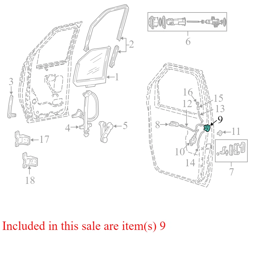 1997-2008 Ford E-250 Passenger FR Door Lock Actuator Used OEM 9112025F - Image 4 of 4