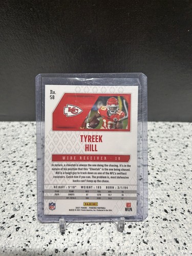 2021 Panini Phoenix - Fire Burst #58 Tyreek Hill - Picture 2 of 2