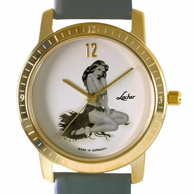 HERREN PIN UP UHREN. LACO-BY-LACHER. Gehäuse vergoldet. 79,00   Neu