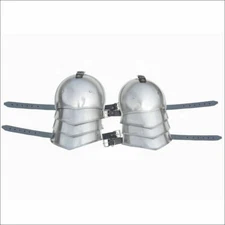 Medieval Gothic 18 Gauge Steel Shoulder Armor Pauldron Set