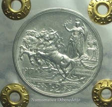 Regno - Vitt. Emanuele III - 2 Lire Quadriga Briosa 1917 NC qFDC / FDC Periziata