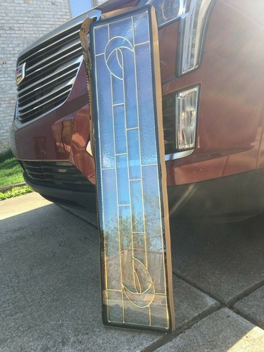 Stained Glass Leaded Art Deco Front Door Window 36 X 8 Ebay Stained Glass Leaded Art Deco Front Door Window 36 X 8 Ebay