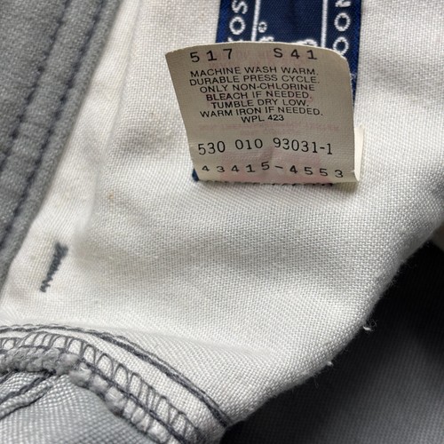 Vintage Levi's With A Skosh Jeans 42x32 (Actual 40x32) Gray Made USA Silver Tab - Picture 4 of 9