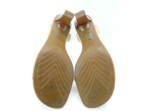 ECCO Women's Beige Slingback Pumps 38 EU 7-7.5 US - Picture 5 of 7