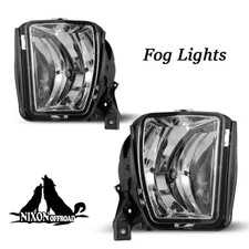 Pair Smoke Fog Lights For 2013 2014 2015 2016 2017 2018 Dodge Ram 1500 Pickup LR