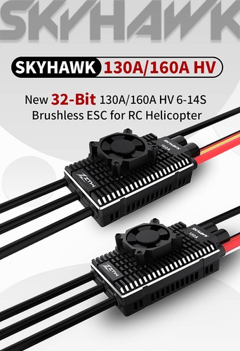 ZTW 32-Bit Skyhawk Brushless ESC Telemetry 6-14S HV SBEC for Helicopter Airplane - Picture 23 of 29