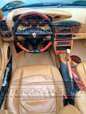 INTERIOR BURL WOOD DASH TRIM FIT 2002 2003 2004 04 PORSCHE 911 996 CARERRA TURBO