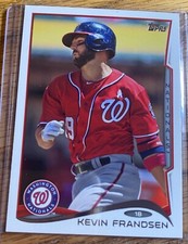 2014 Topps Update #US-279 Kevin Frandsen Washington Nationals MLB Baseball