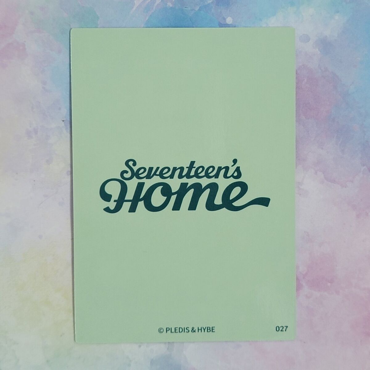 SEVENTEEN SEVENTEEN's HOME Photo card 2023 Weverse JP SEVENTEEN SEVENTEEN's HOME Photo card 2023 Weverse JP