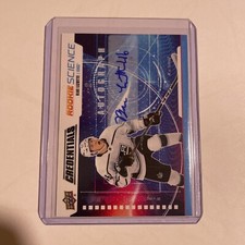 2019-20 UD Credentials Hockey Rookie Science AUTO RS-24 Blake Lizotte Kings