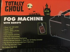 NEW TOTALLY GHOUL FOG MACHINE w/ REMOTE 400 WATT PROP halloween HAUNTED HOUSE