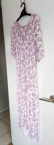 JUST JEANS sz 8 Pretty Paisley Print Maxi Style Dress - Picture 3 of 5